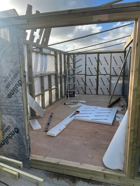 Bespoke timber shed detail by Gilbert And Son Fencing, North Devon
